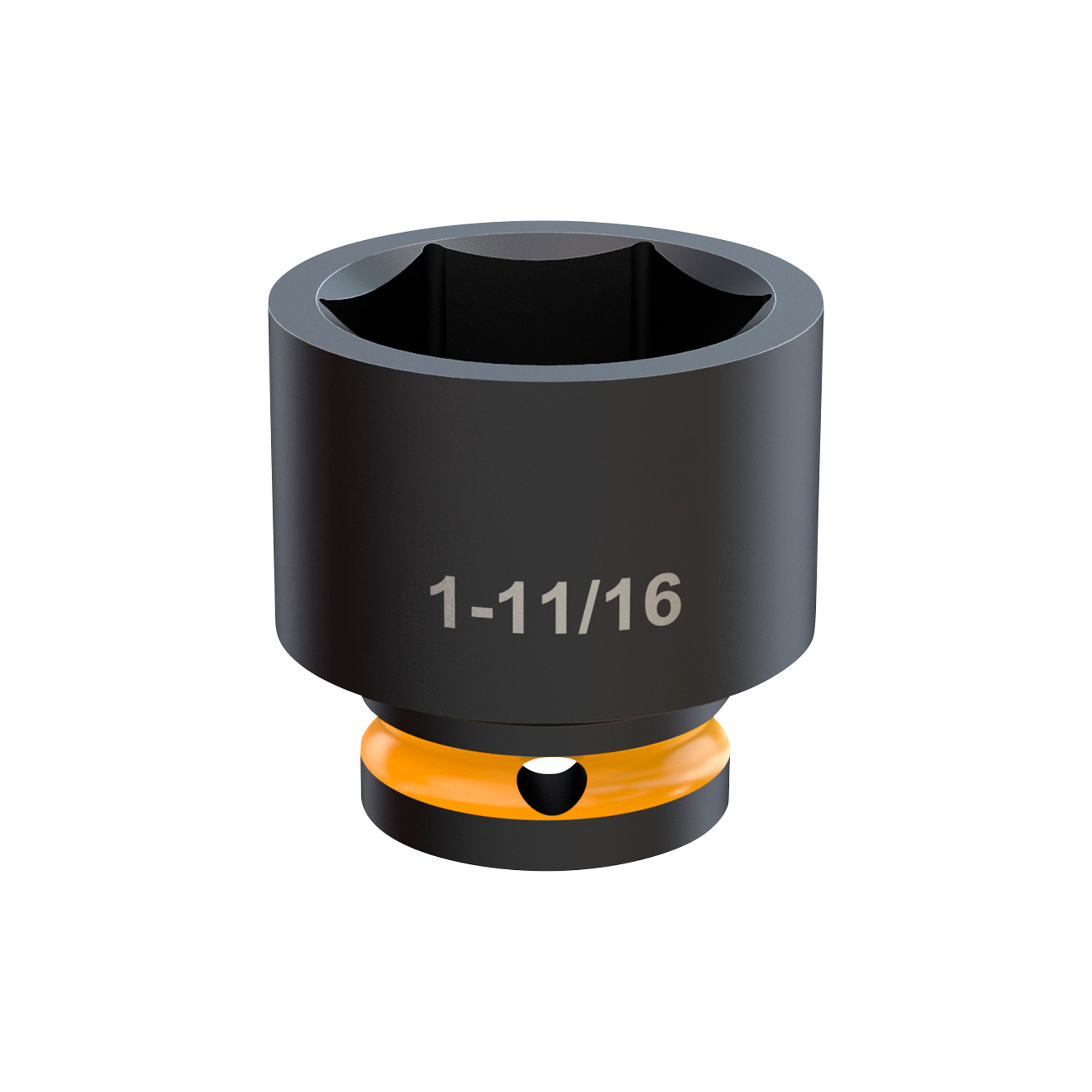 Klutch 3/4in. Drive 6-Point Chrome Molybdenum Jumbo Impact Socket, SAE